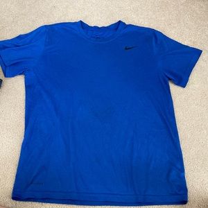 Nike blue short sleeve shirt